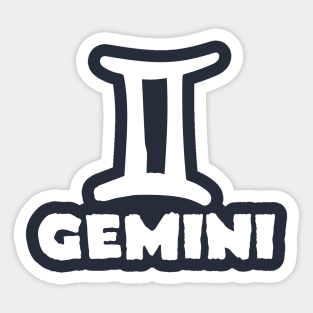 Gemini Sticker